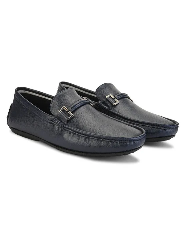 Hydes N Hues Blue Casual Loafers For Men