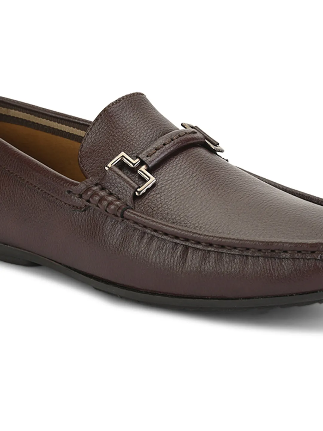 Hydes N Hues Brown Casual Loafers For Men