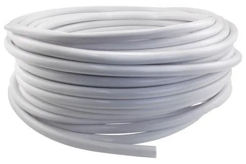 Hydro Flow Vinyl Tubing White 1/2 in ID  - 5/8 in OD 100 ft Roll