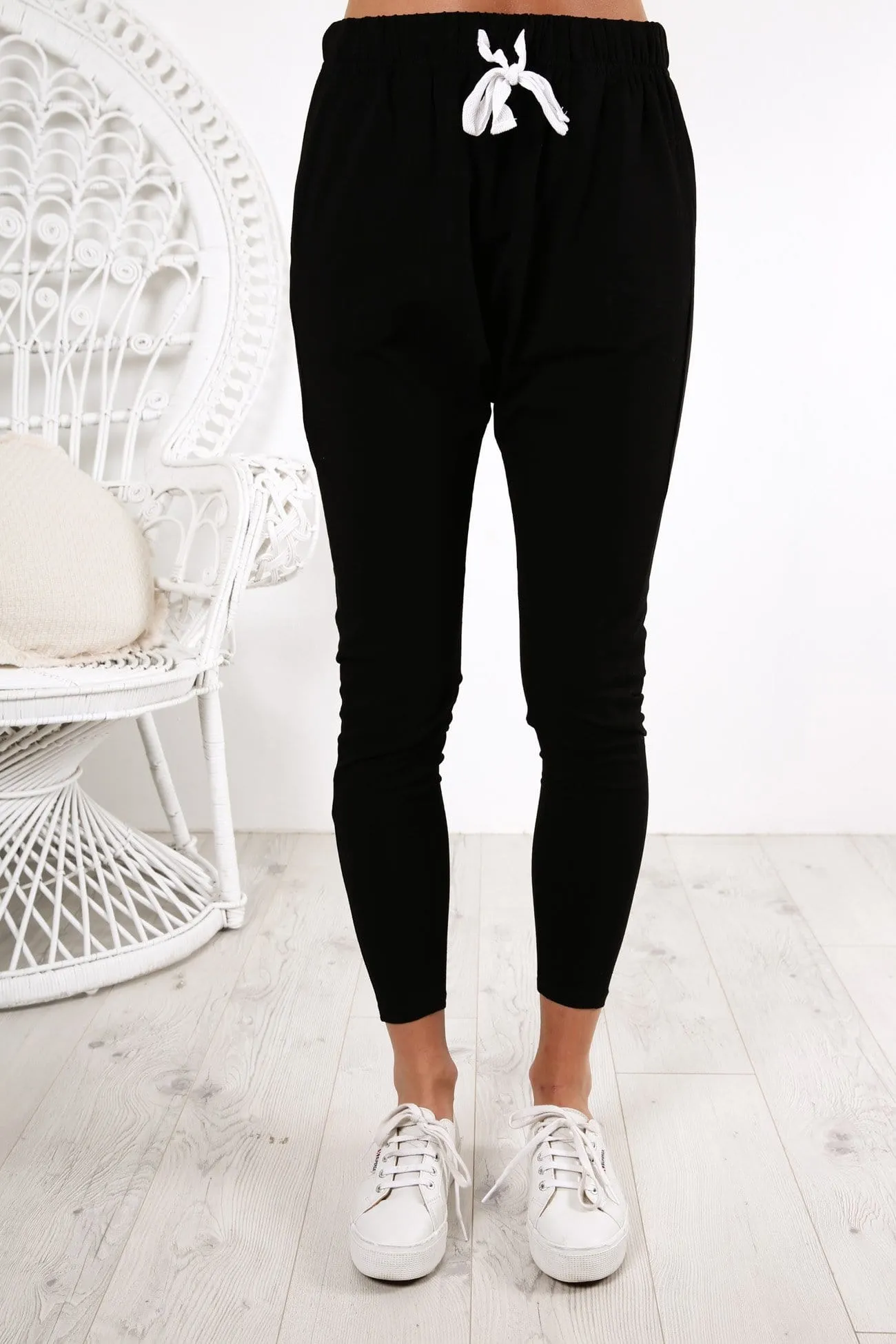 Isaiah Slouch Pant Black