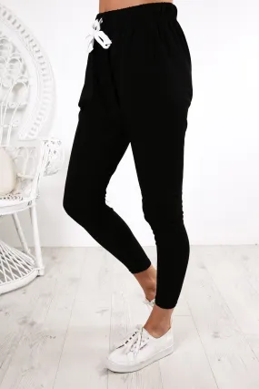 Isaiah Slouch Pant Black