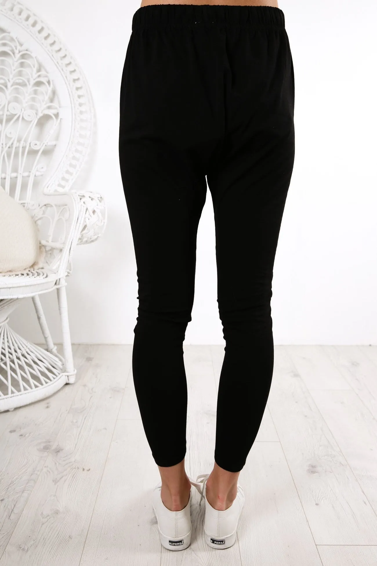 Isaiah Slouch Pant Black