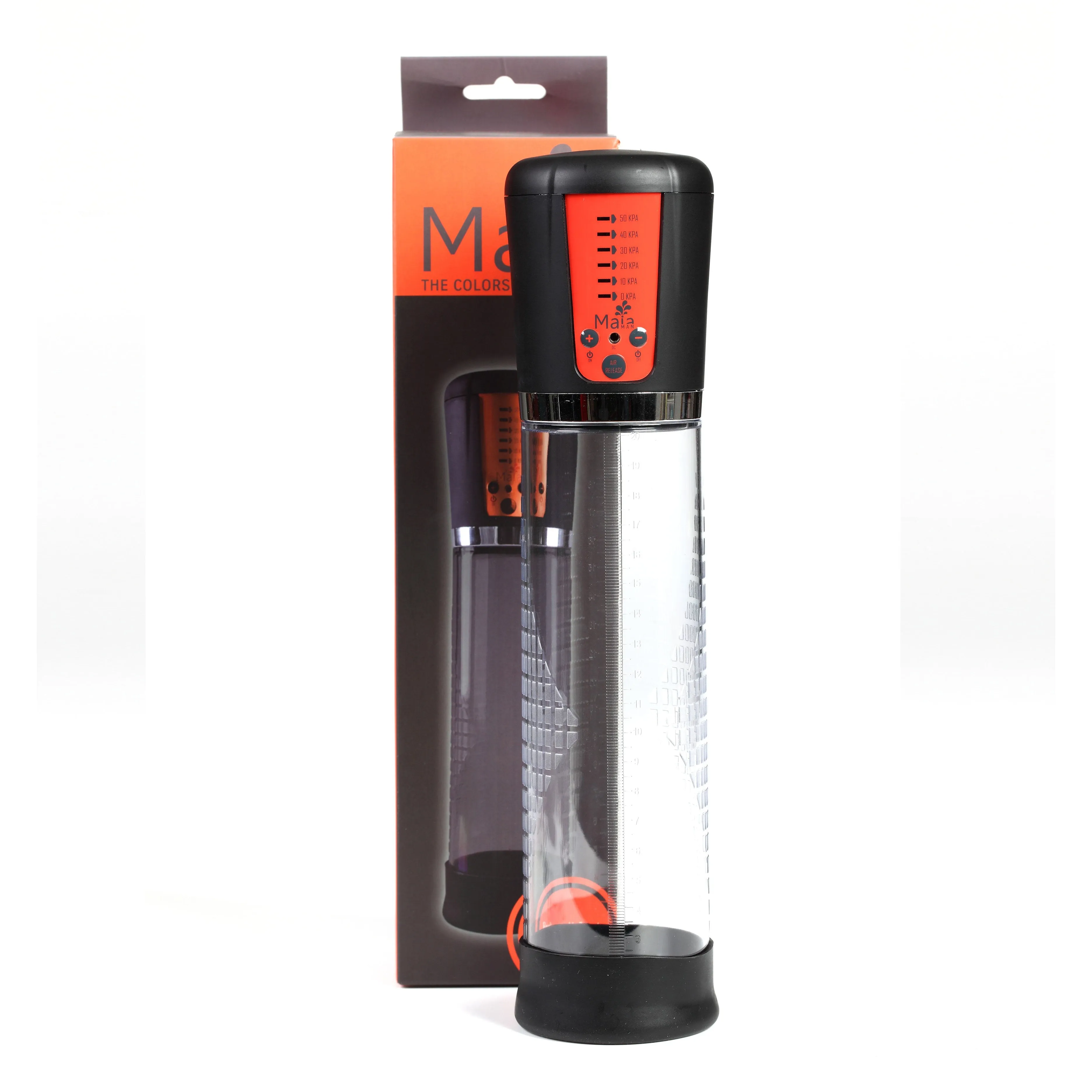 Jackson Rechargeable Penis Vacuum Pump - Orange