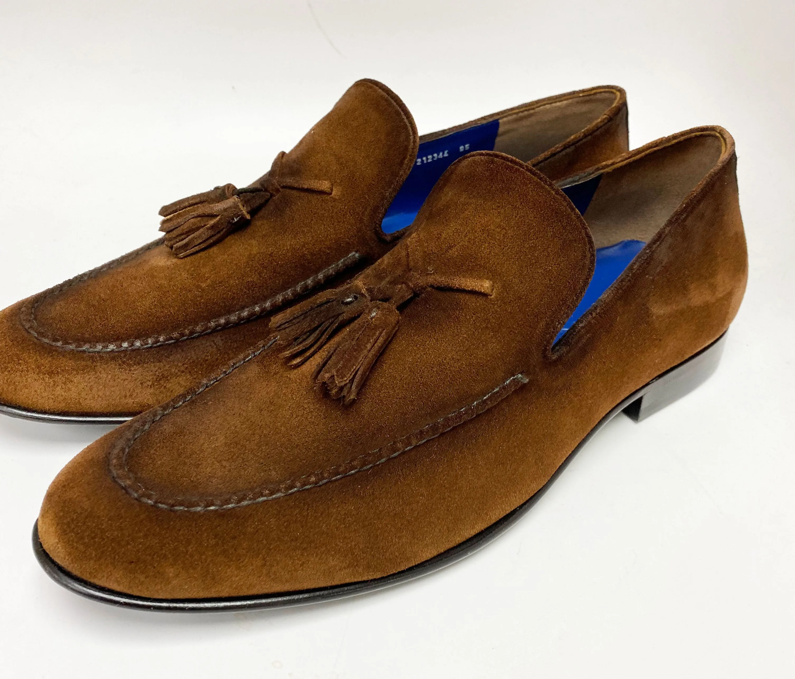 Jean Pierre Suede Tasseled Loafer Brown