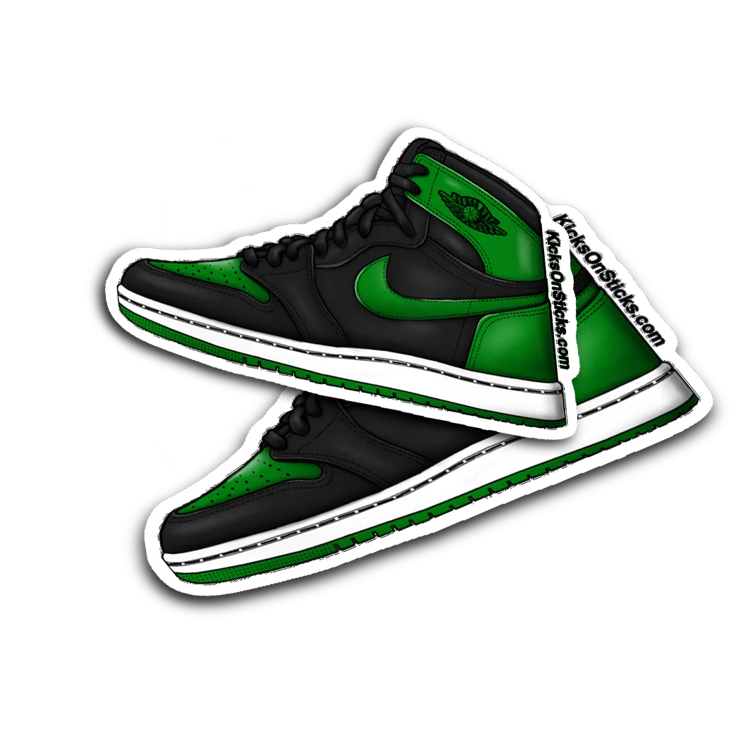 Jordan 1 "Pine Green" Sneaker Sticker