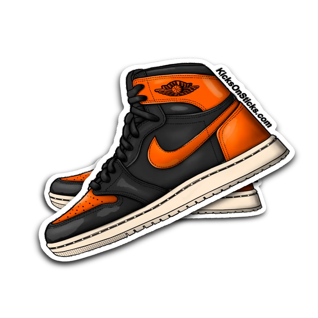 Jordan 1 "Shattered Backboard 3.0" Sneaker Sticker