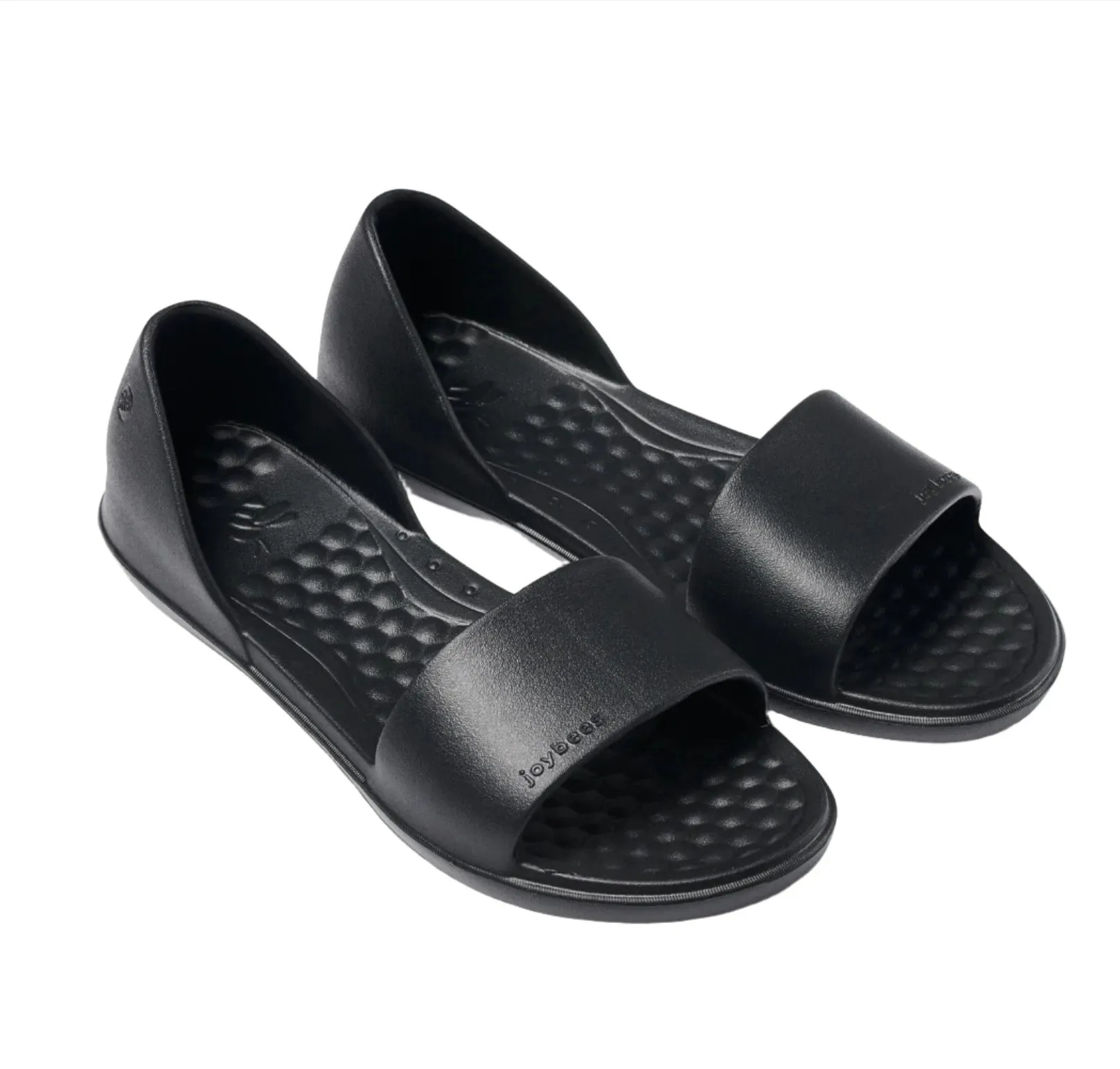 Joybees Women's Friday Flat Sandal - Black