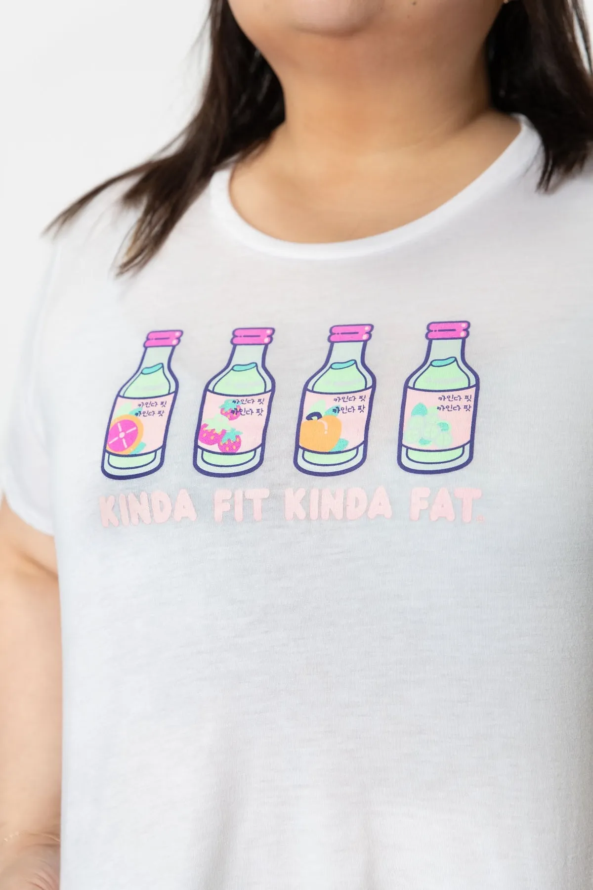 Kinda Fit Kinda Fat Swoleju Cropped Tee