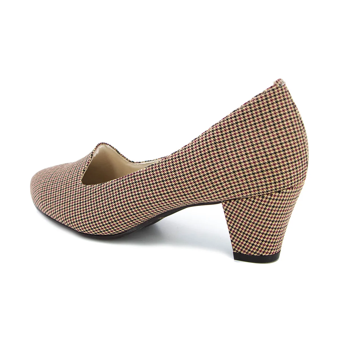 Kuran Beige Check the Classic Pumps