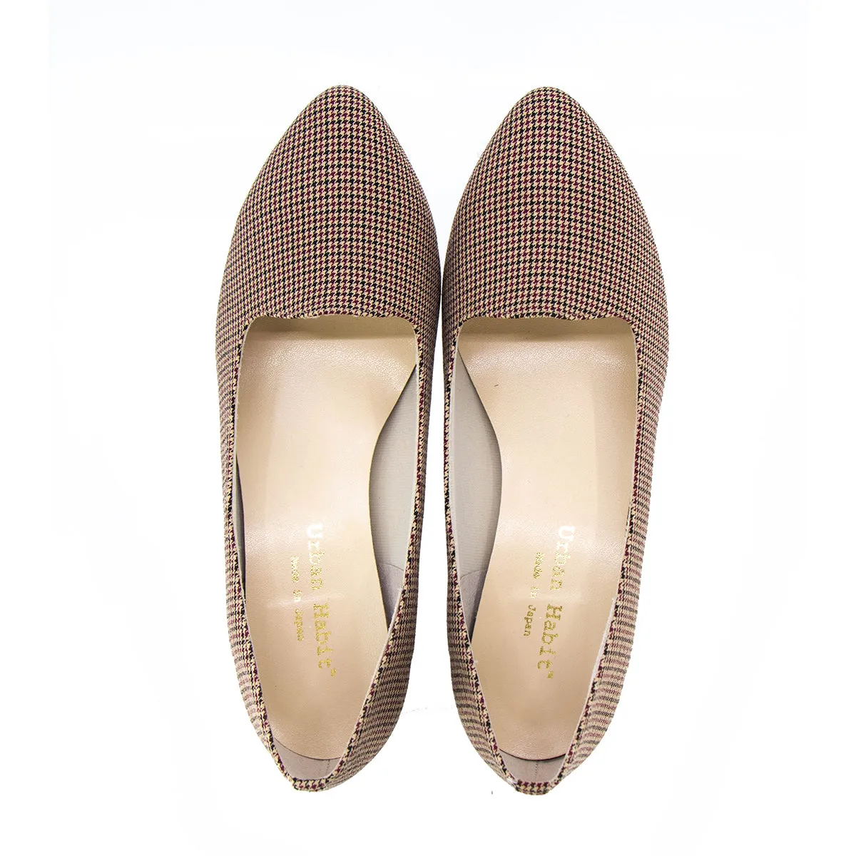 Kuran Beige Check the Classic Pumps