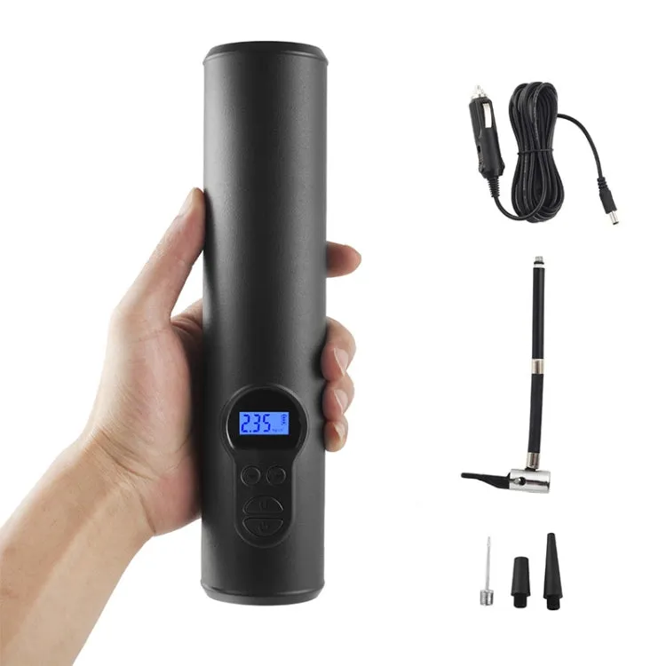 LCD Digital Display Rechargeable Portable Electric Air Pump With COB Light