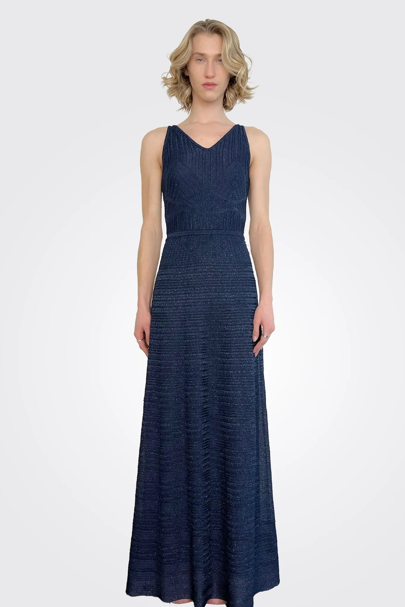 Long Dress - Navy