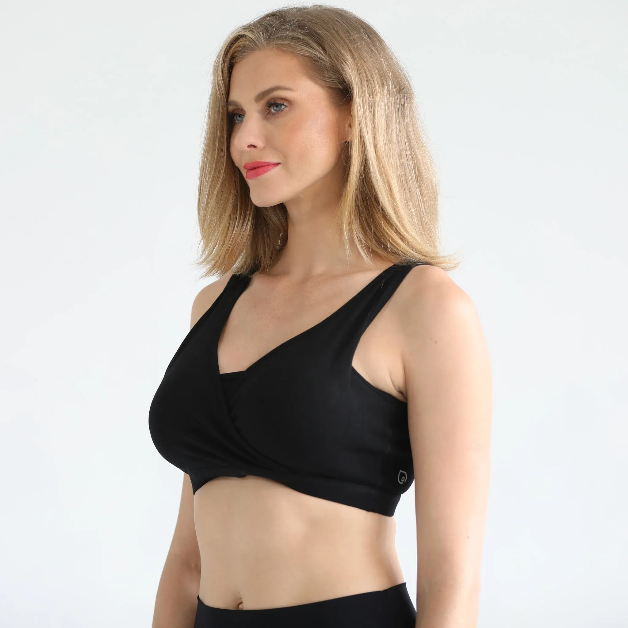 Luna Handsfree Pumping & Nursing Sleep Bralette (Noir)