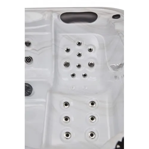 Luxury Spas - Elite Series Infinity 5 Person Cloud Gray WS-594-CGE