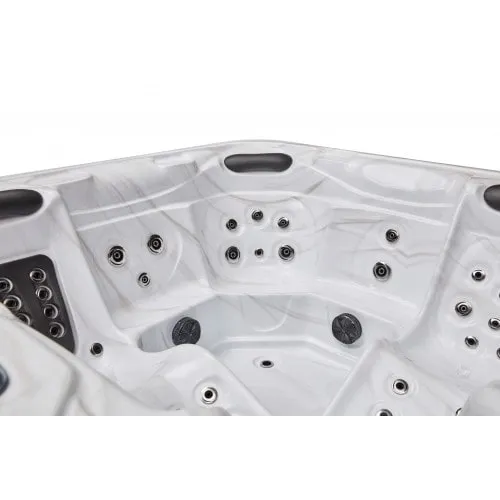 Luxury Spas - Elite Series Infinity 5 Person Cloud Gray WS-594-CGE