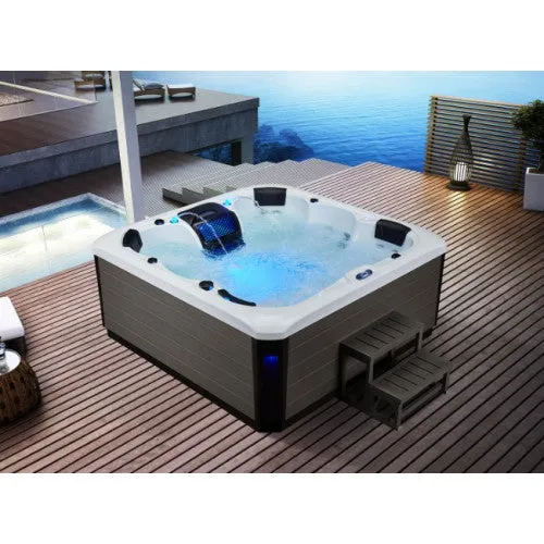 Luxury Spas - Elite Series Victoria 6 Person Cloud Gray WS-693