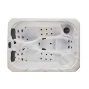 Luxury Spas - Studio Series Largo 3 Person Cloud Gray WS-696-CG