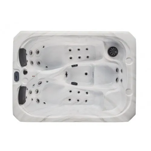 Luxury Spas - Studio Series Largo 3 Person Cloud Gray WS-696-CG