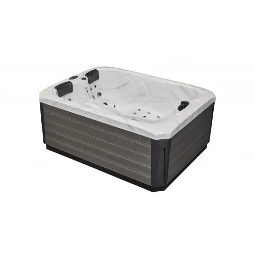 Luxury Spas - Studio Series Largo 3 Person Cloud Gray WS-696-CG