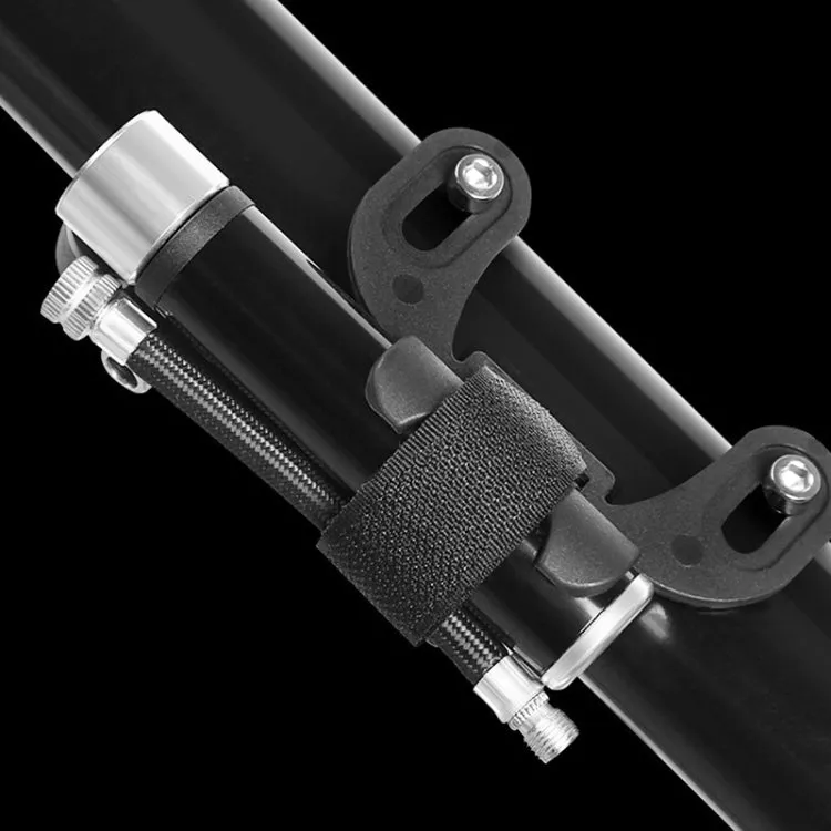 Manual Mini Portable Bicycle Aluminum Alloy Pump (Black)