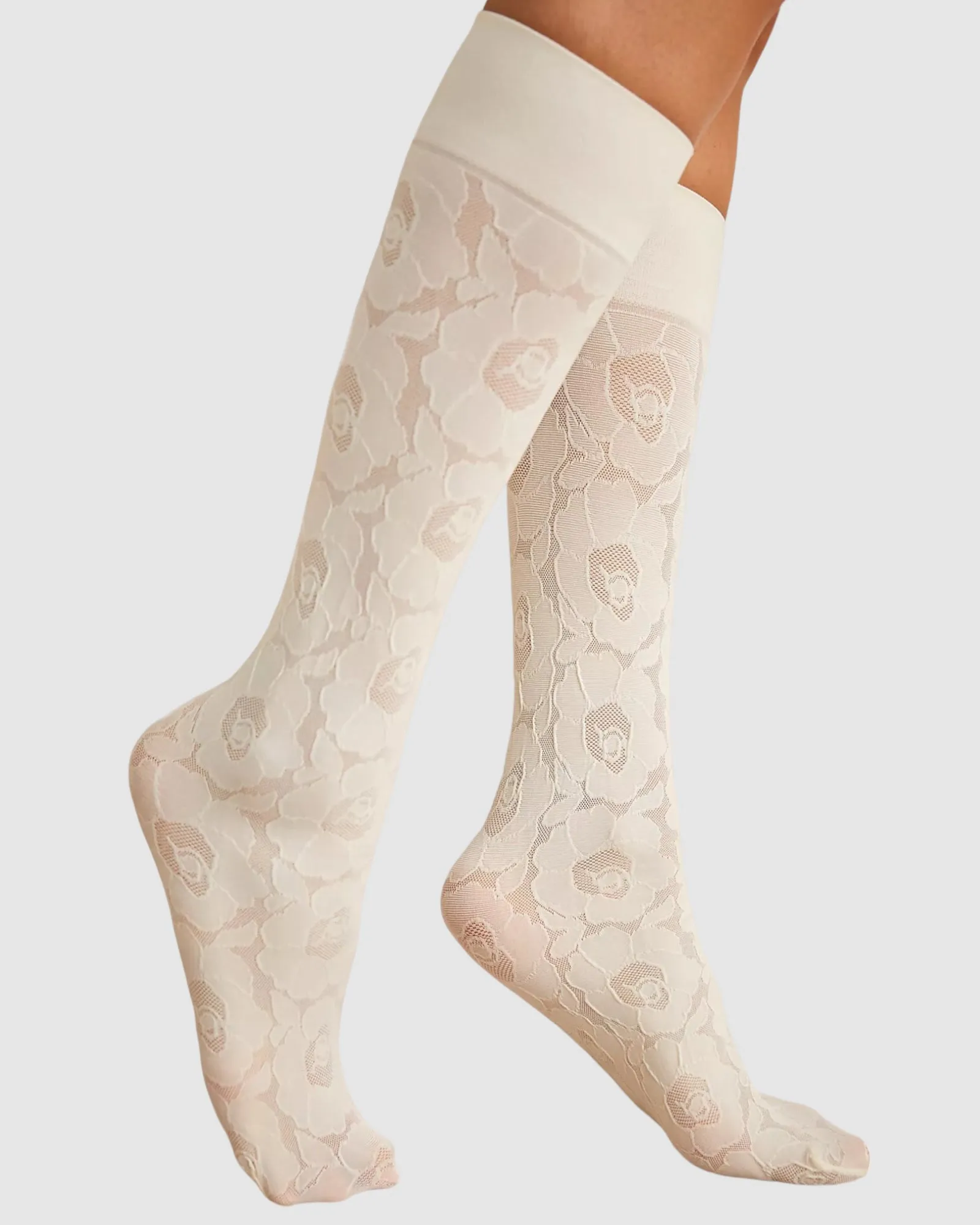 Maria Lace Socks - Ivory