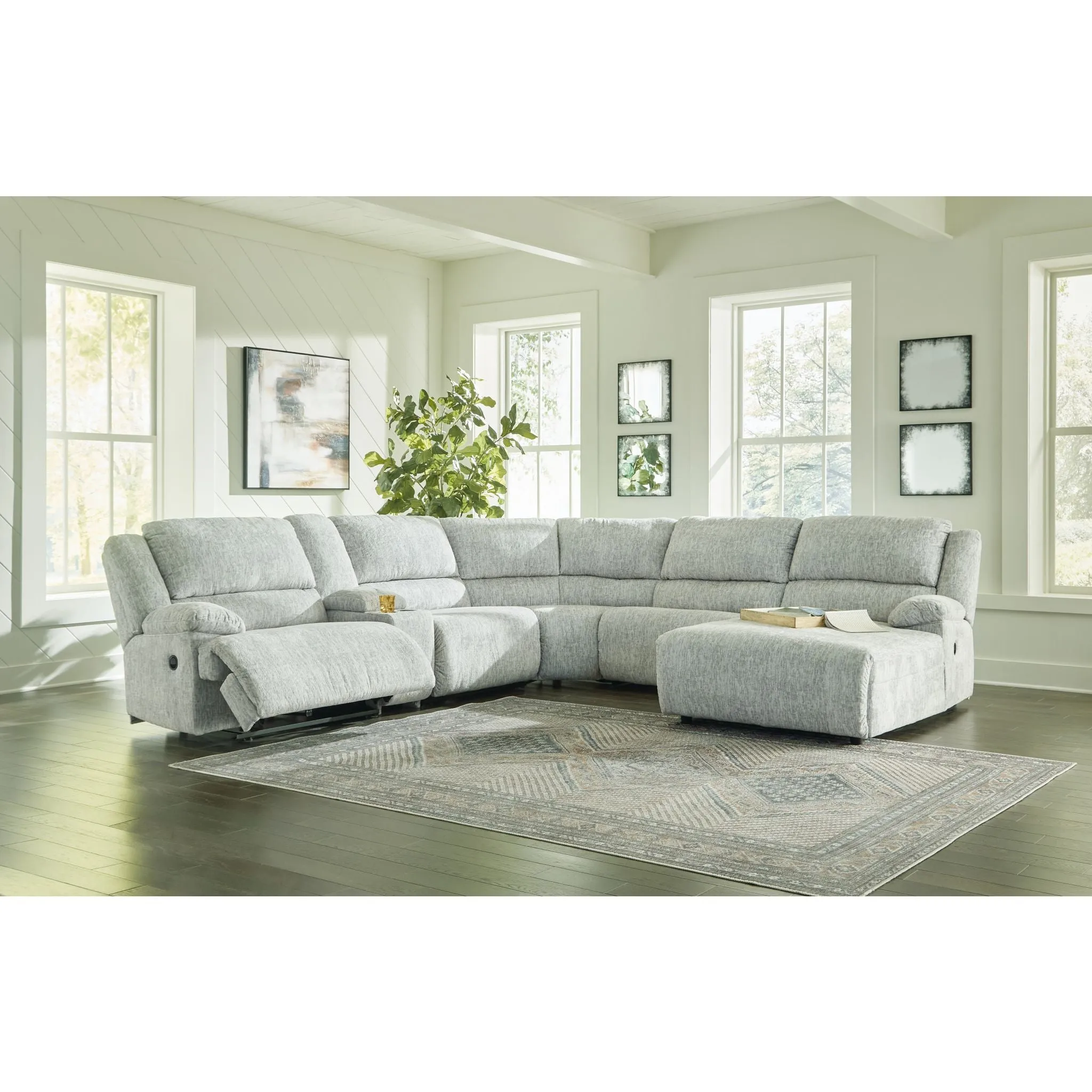 McClelland 6 Piece Reclining Sectional