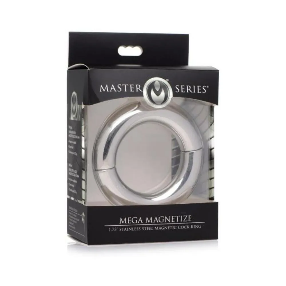 Mega Magnetize Stainless Steel Magnetic Cock Ring