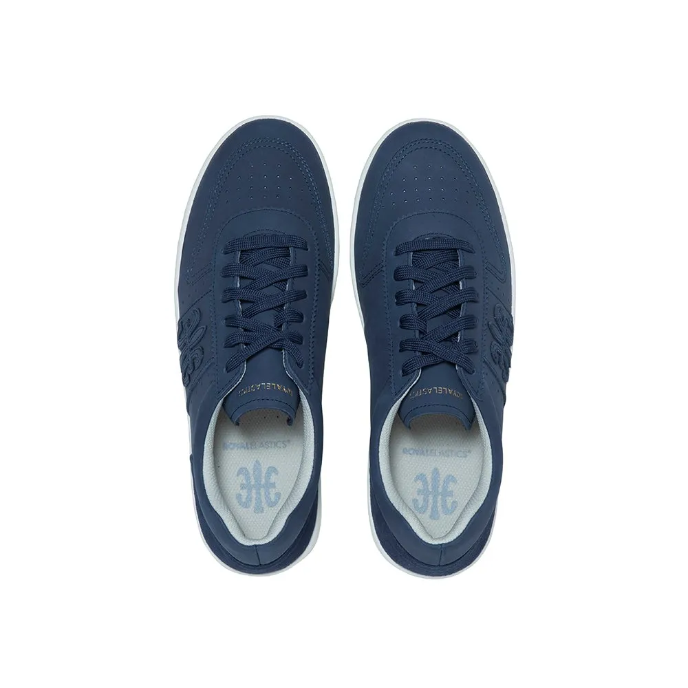 Men's Dreamer Blue Logo Suede Leather Sneakers 08114-555