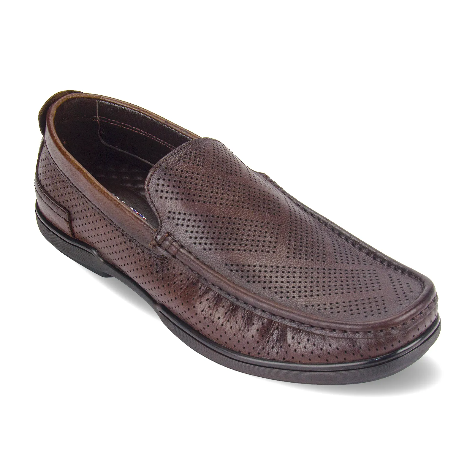 Men's Mono-tone Leather Slip-on Loafer