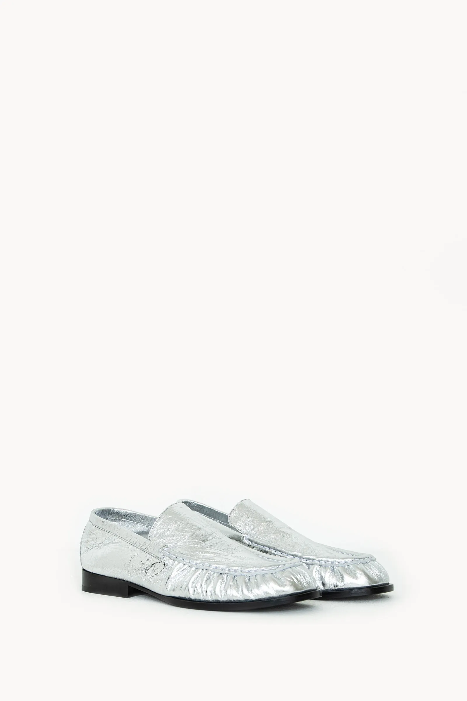 Metallic Loafers