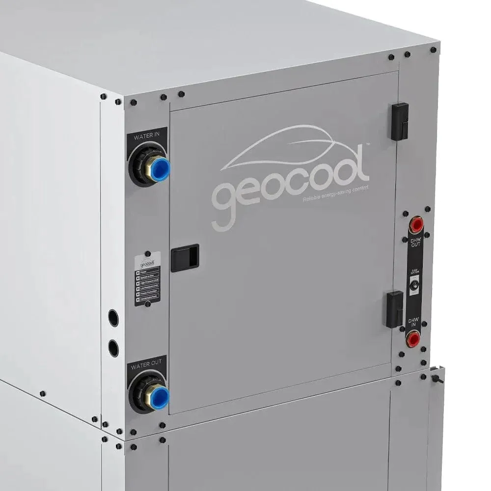 MRCOOL GeoCool 24K BTU 2 Ton Downflow Heat Pump with Heater GCHPD024TGTANDL