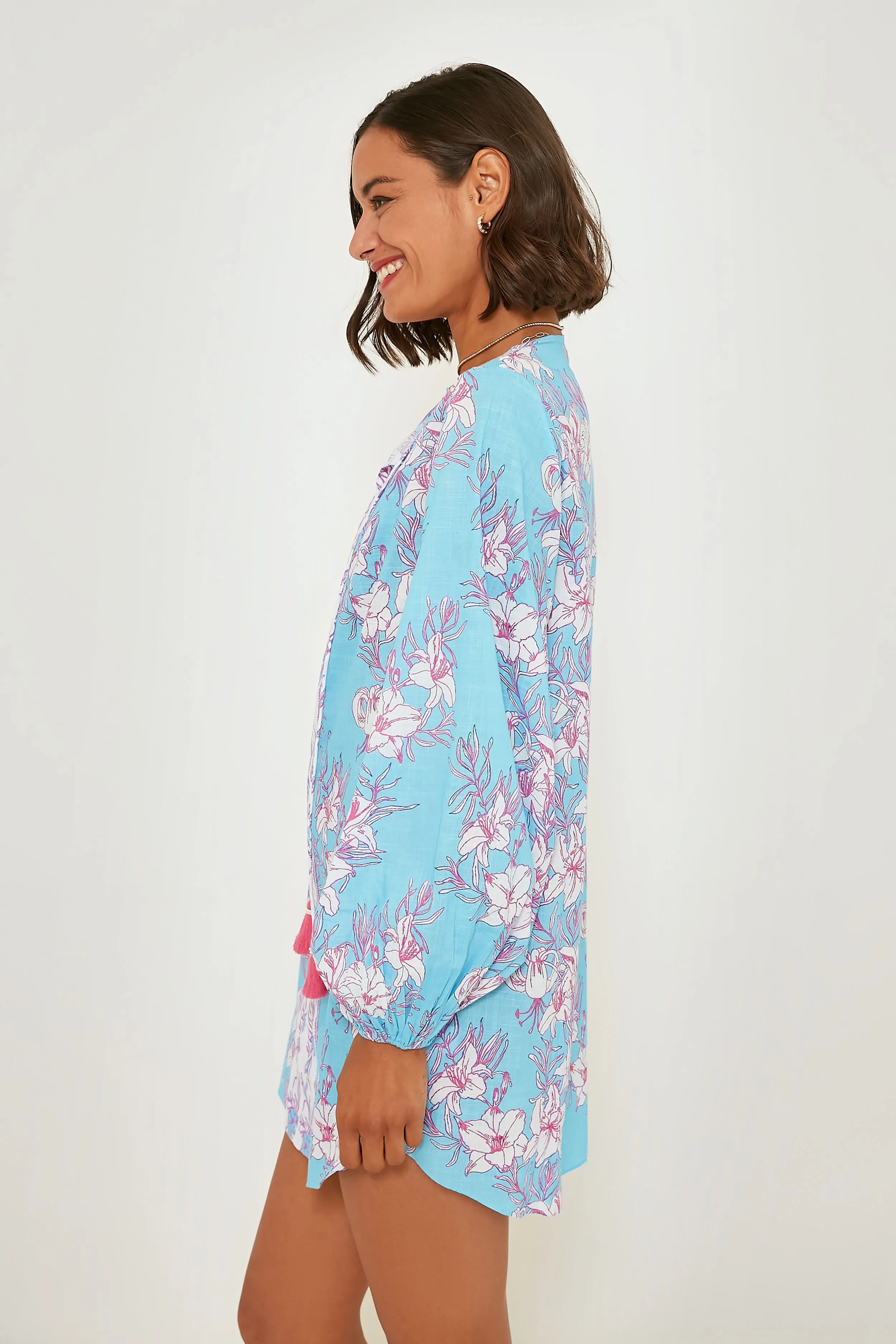 Multi Clover Tunic Dress