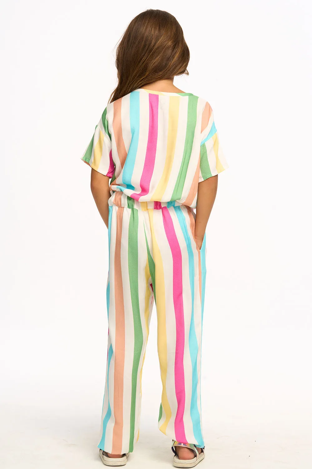 Multi Color Stripe Jumpsuit