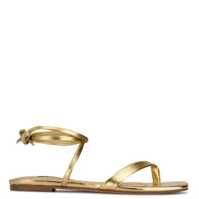 News Ankle Wrap Flat Sandals