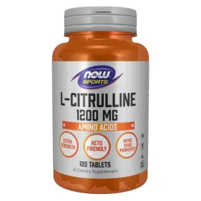 Now Foods L-Citrulline 1200mg 120 Tablets