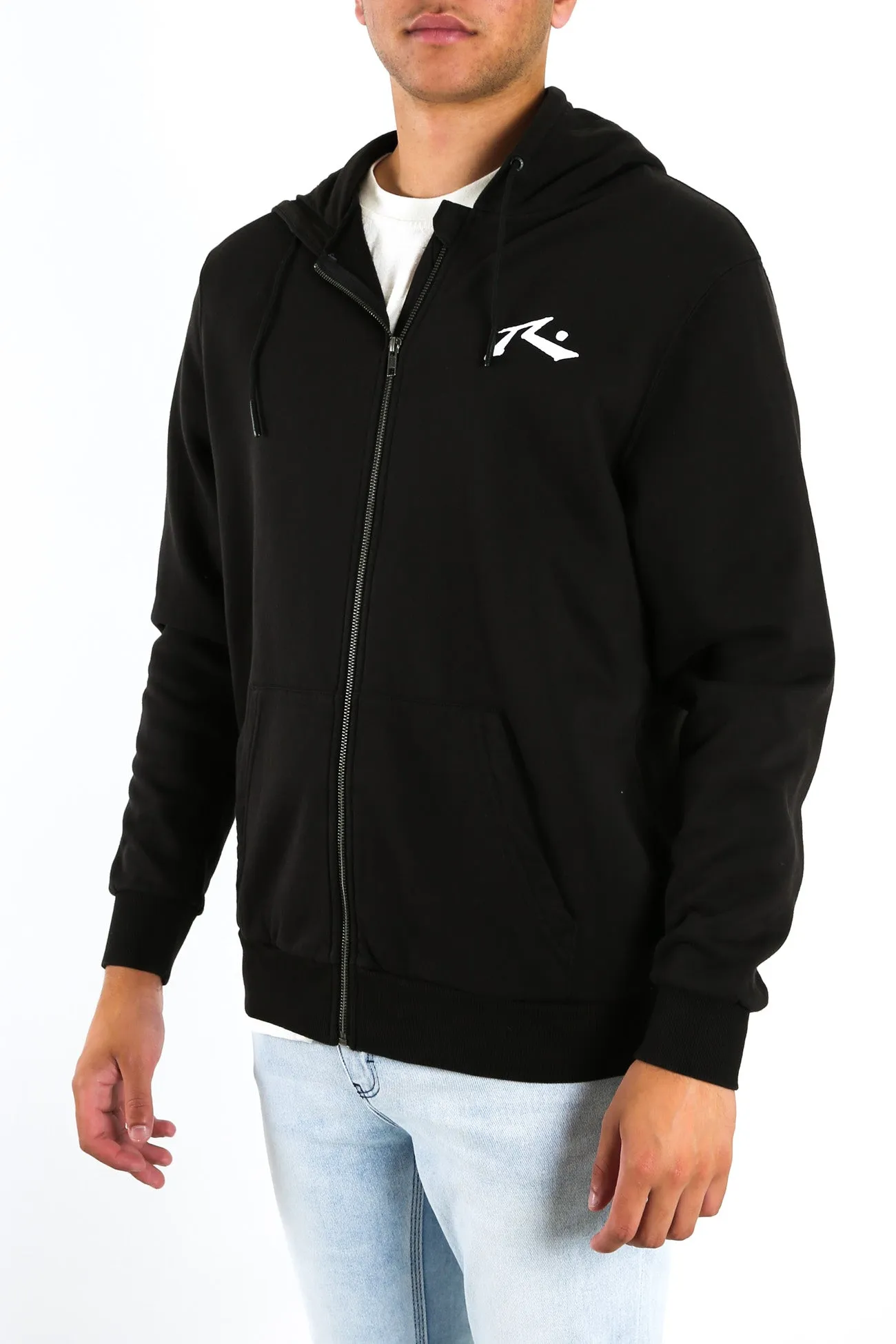 One Hit Wonder Zip Thru Fleece Black