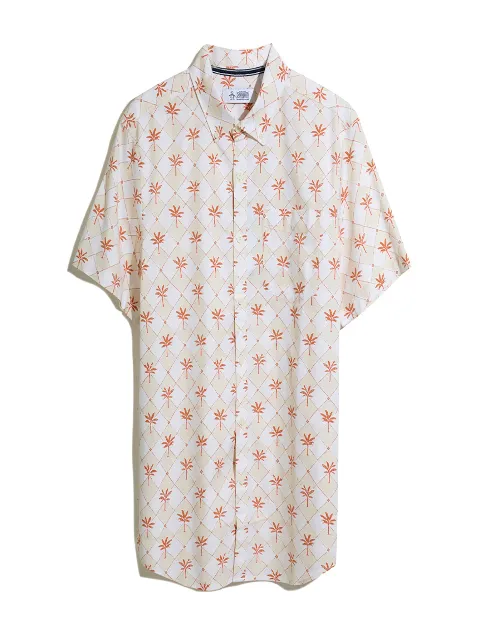 Original Penguin® SS Eco Palm Summer Shirt/Birch - New HS24