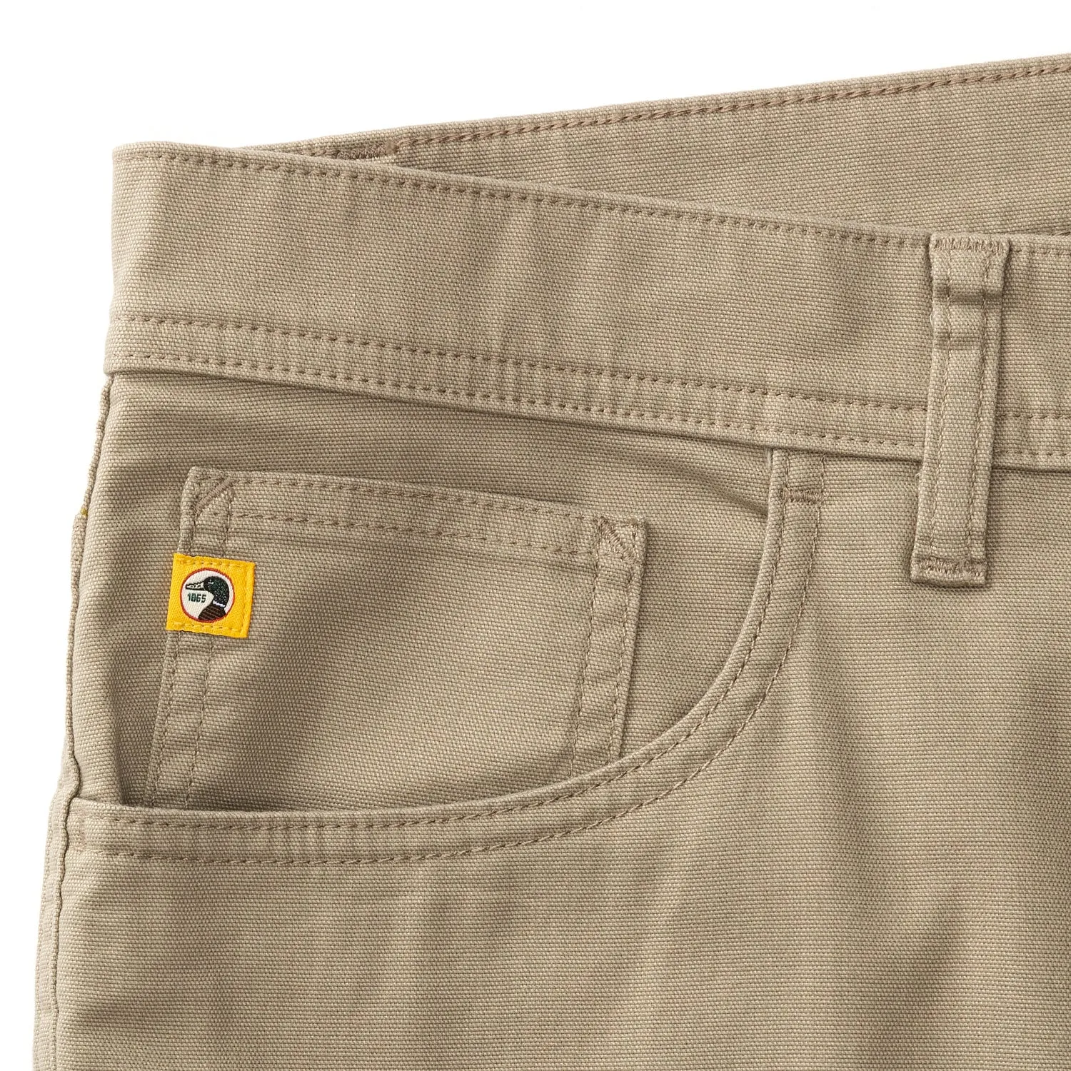 Pinpoint Canvas Five-Pocket - Khaki