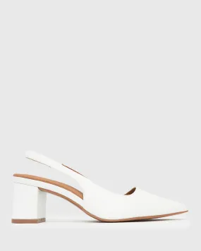 PRE-ORDER GUS Block Heel Slingback Pumps