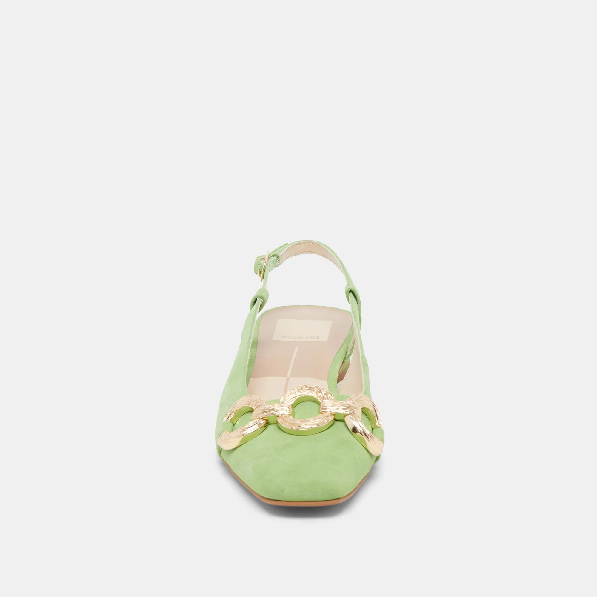 RAMANO FLATS LIME SUEDE