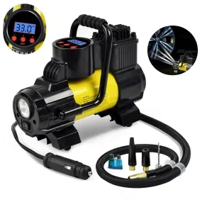 SBRPro™ Powerful Air Compressor: Portable, 150PSI, 120W Digital Tire Inflator