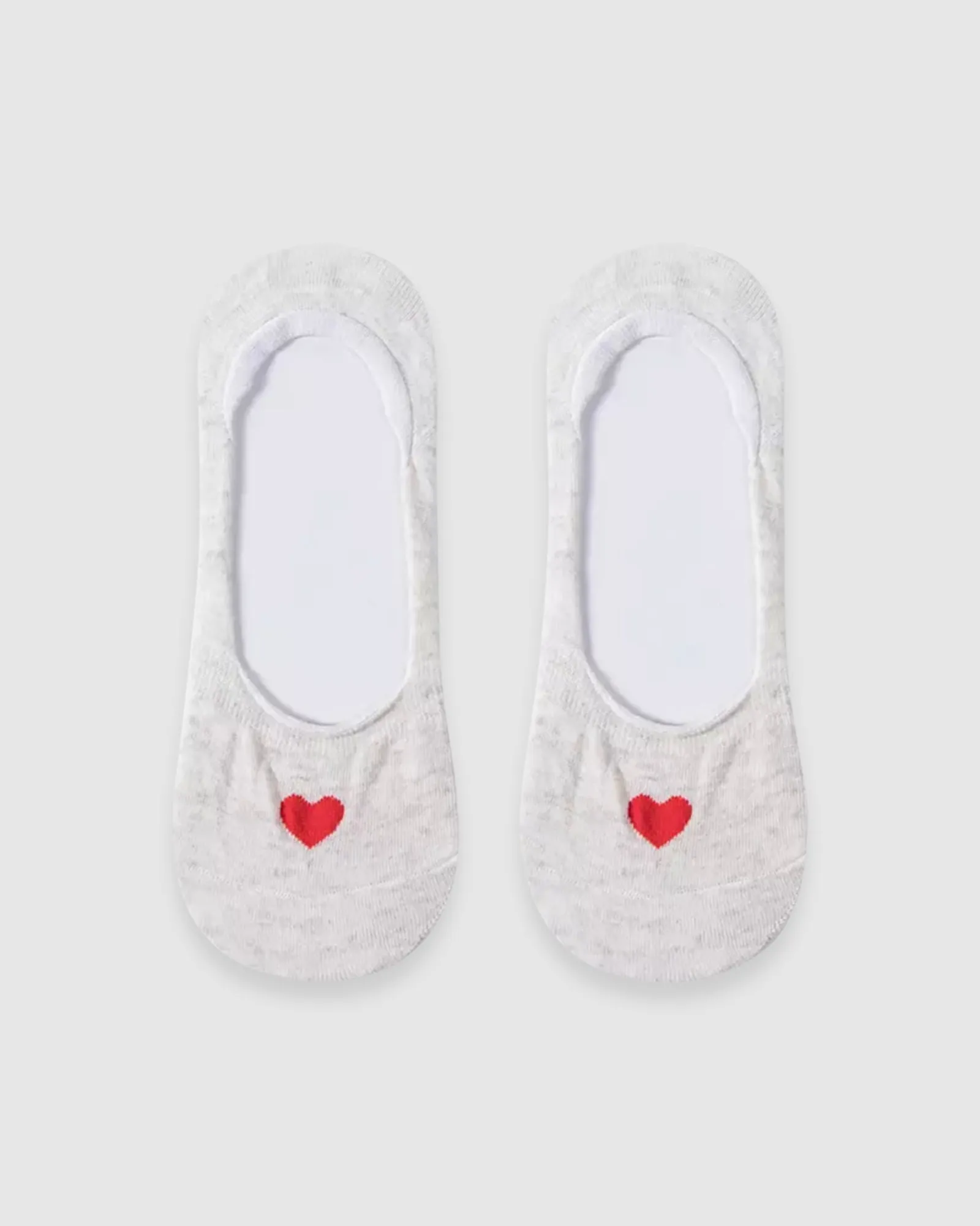 Secret Heart No-Show Sock - 3 Pack