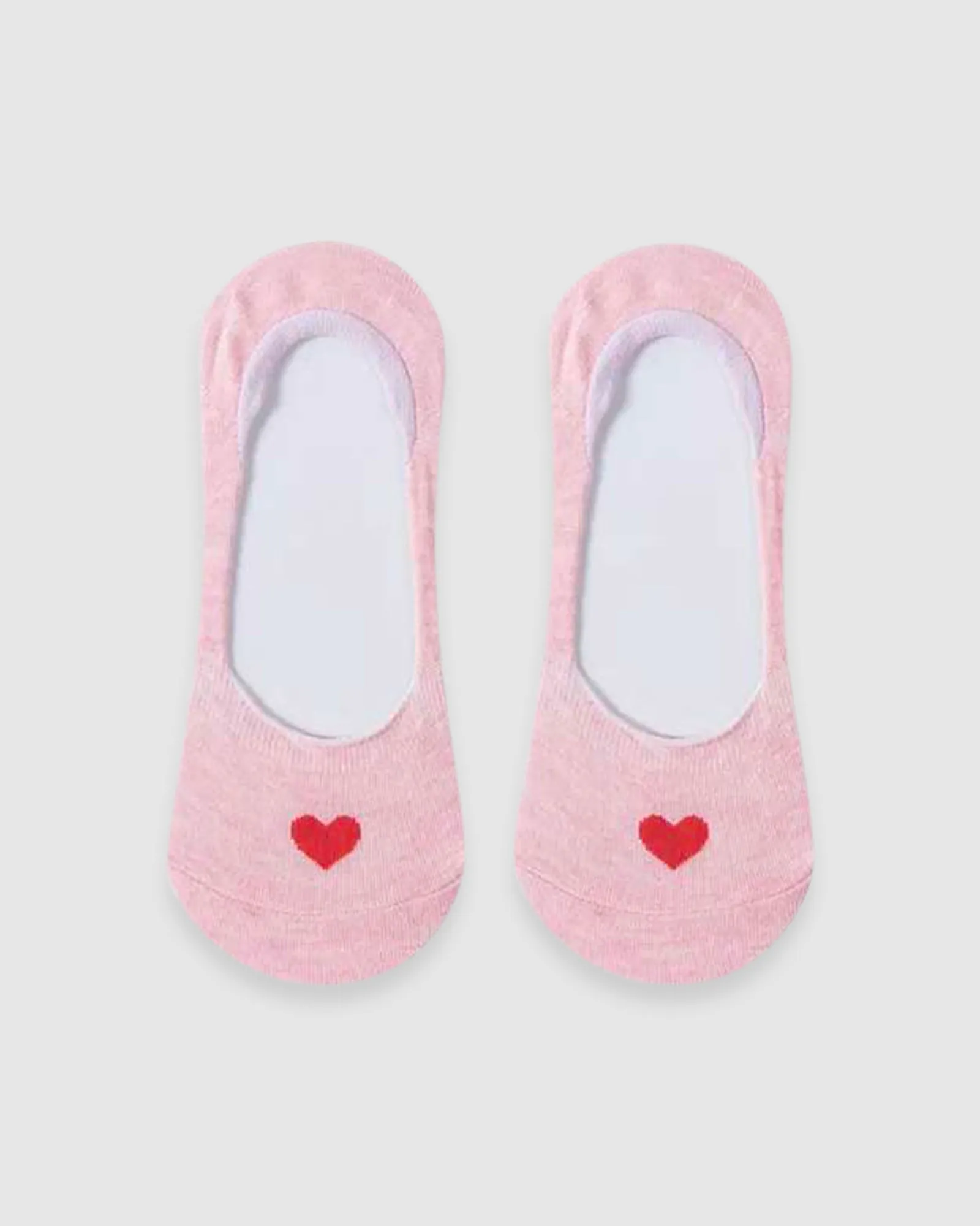 Secret Heart No-Show Sock - 3 Pack