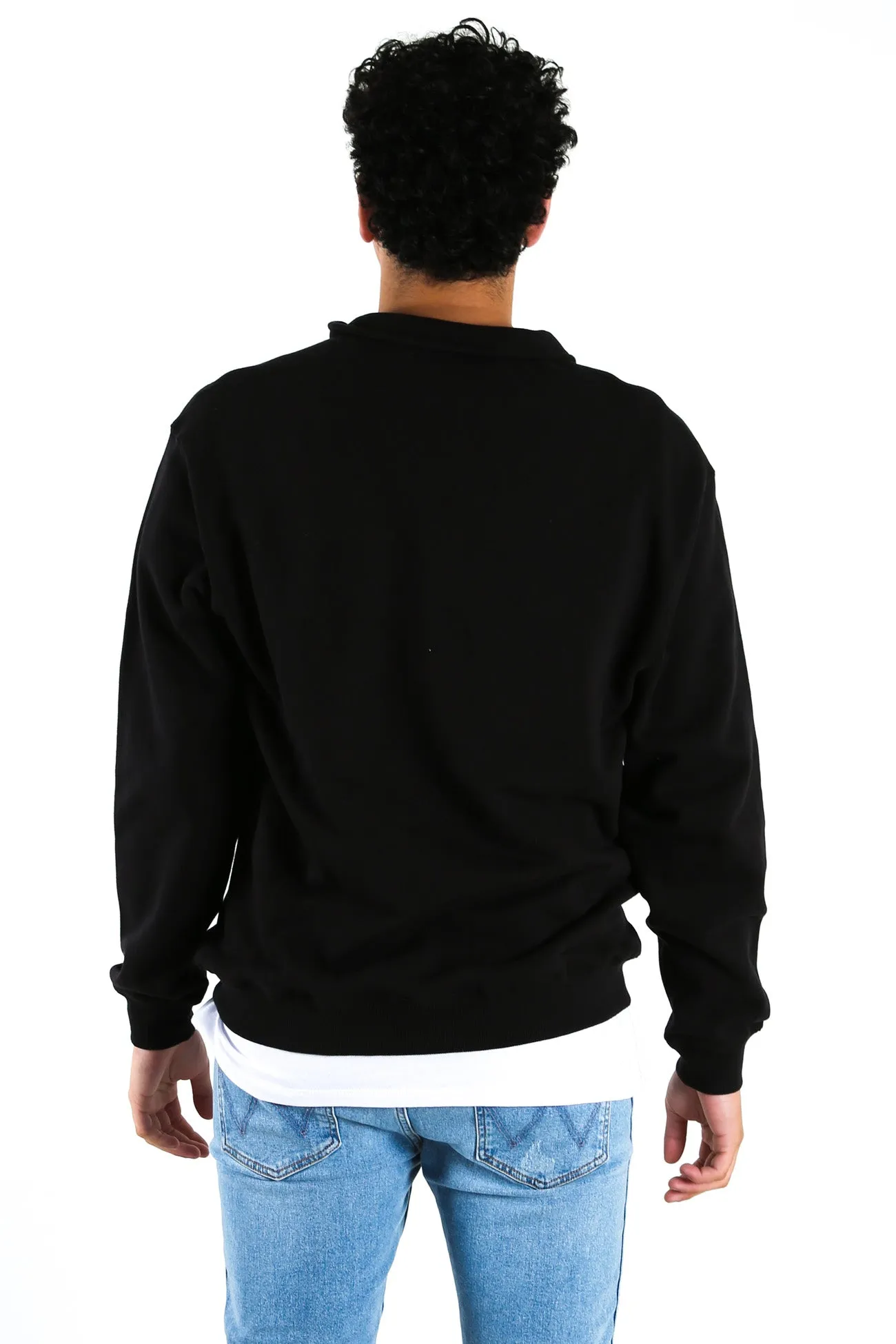 Serum Quarter Zip Black