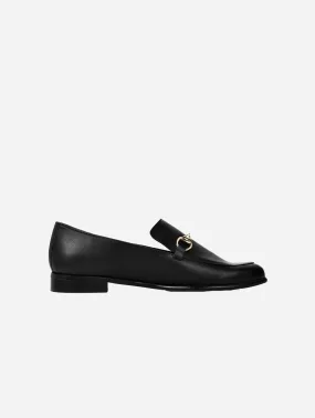 Shiv Women's Grape Leather Vegan Loafers | Black