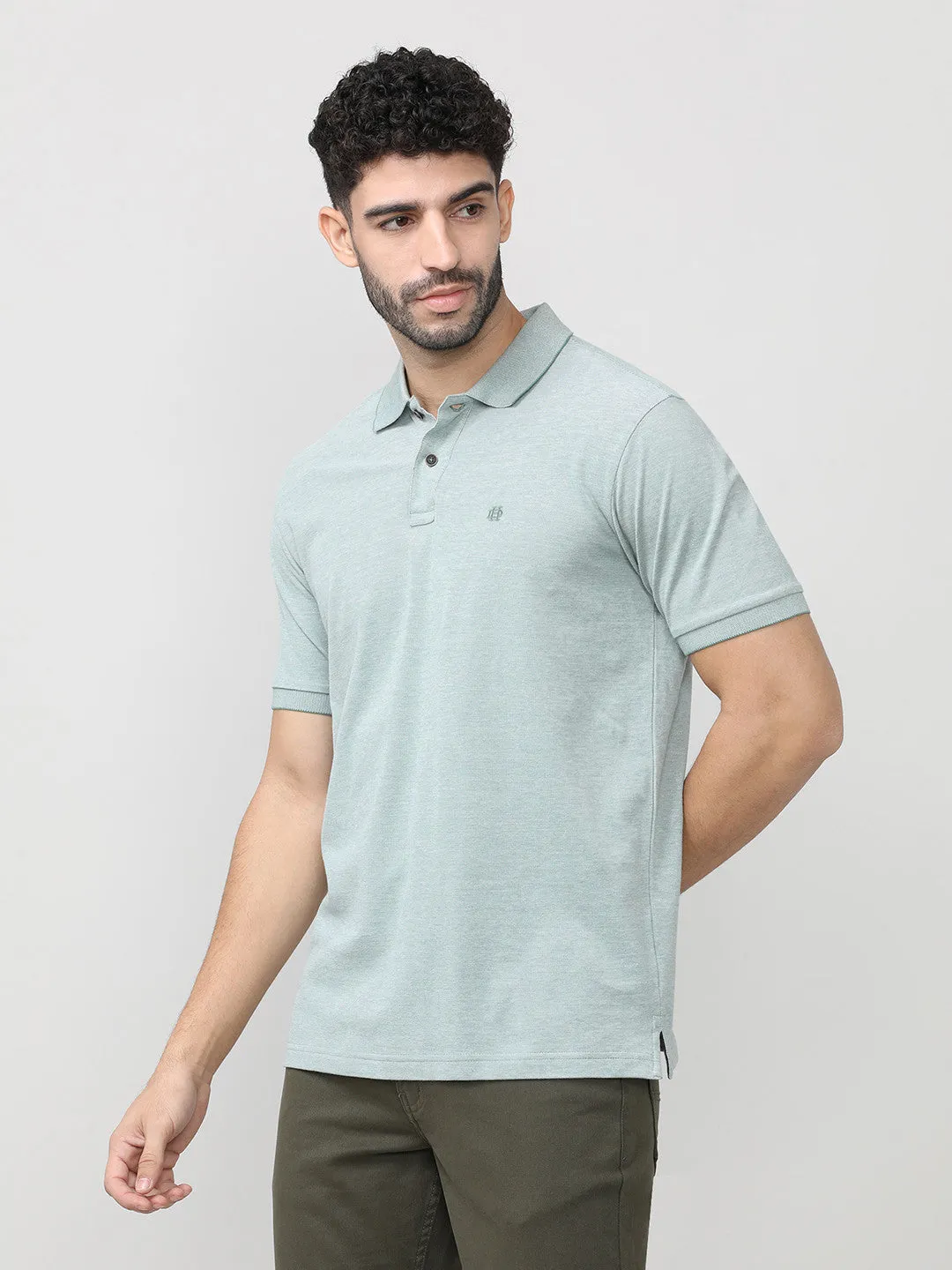 Sky Birdeye Pique Polo T-shirt