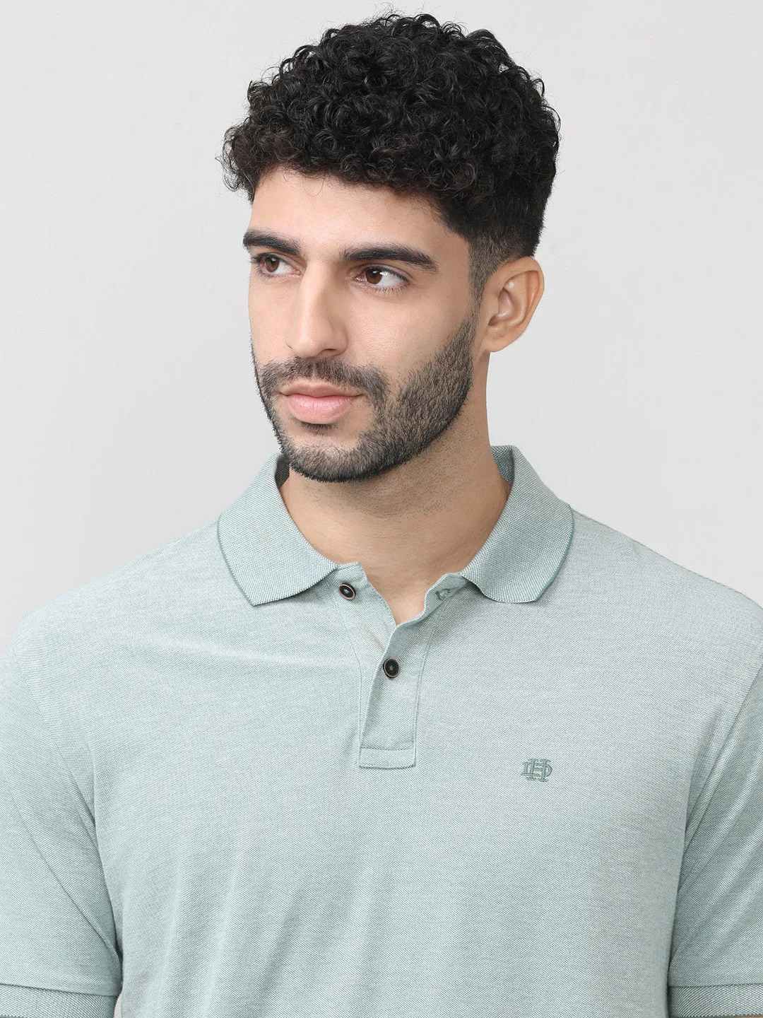 Sky Birdeye Pique Polo T-shirt