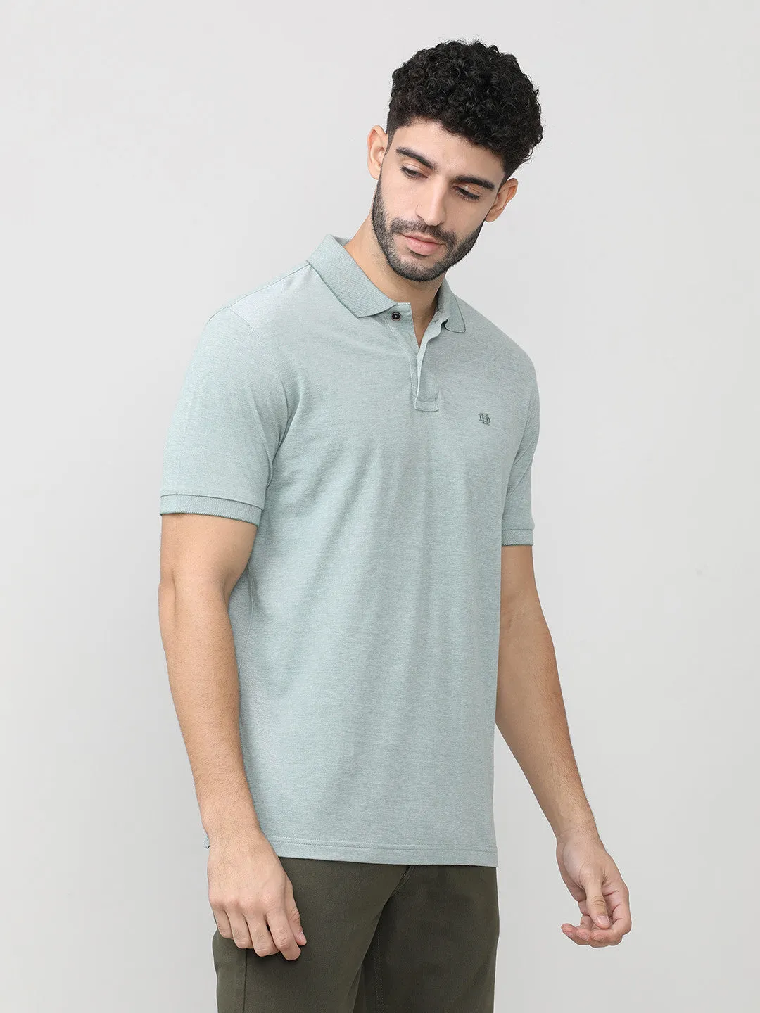 Sky Birdeye Pique Polo T-shirt