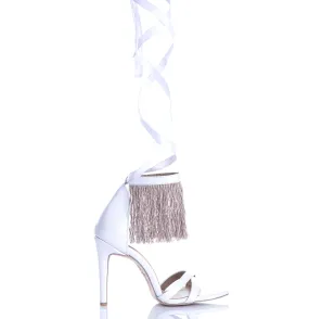 SUELTA WHITE HIGH HEELS