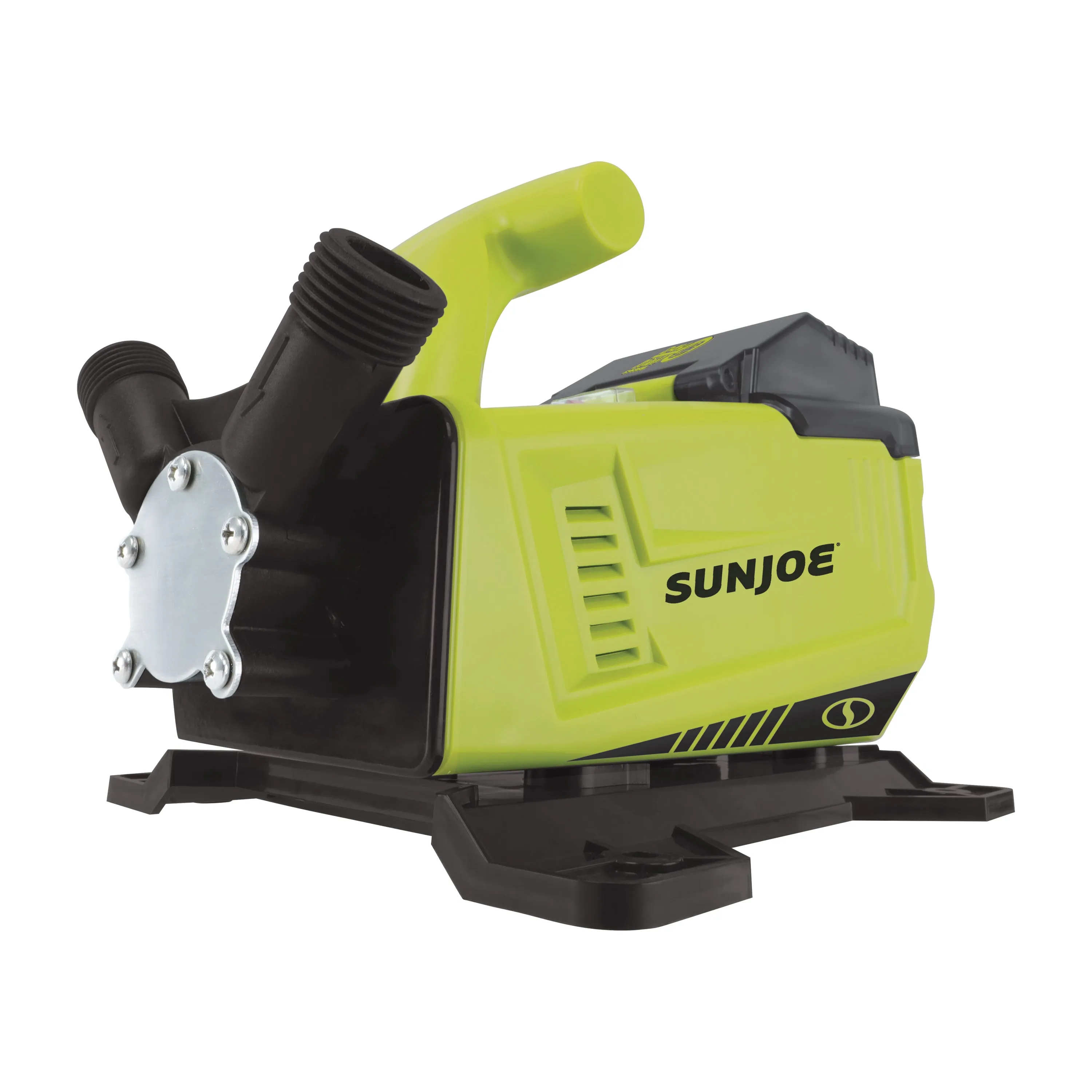 Sun Joe 24V* IONMAX Cordless Transfer Pump Kit | 5.0-GPM | W/ 2.0-Ah Battery   Charger